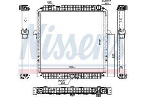 Nissens Ψυγείο, Ψύξη Κινητήρα - 67191