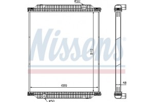 Nissens Ψυγείο, Ψύξη Κινητήρα - 67218