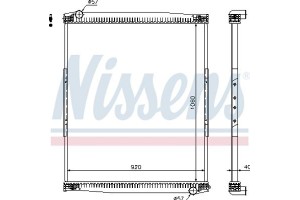 Nissens Ψυγείο, Ψύξη Κινητήρα - 67258