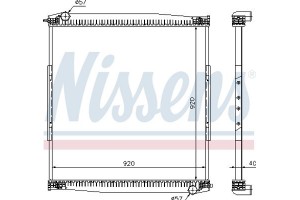 Nissens Ψυγείο, Ψύξη Κινητήρα - 67282