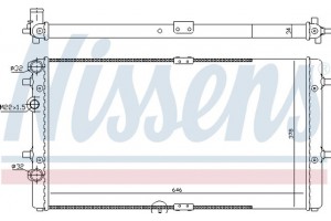 Nissens Ψυγείο, Ψύξη Κινητήρα - 67301