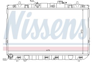 Nissens Ψυγείο, Ψύξη Κινητήρα - 67467