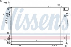 Nissens Ψυγείο, Ψύξη Κινητήρα - 67479