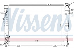 Nissens Ψυγείο, Ψύξη Κινητήρα - 67486