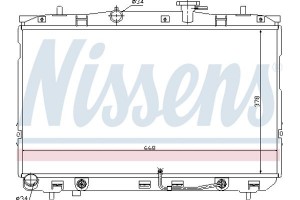 Nissens Ψυγείο, Ψύξη Κινητήρα - 67489