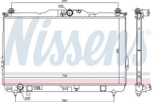 Nissens Ψυγείο, Ψύξη Κινητήρα - 675017