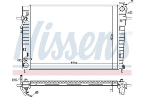 Nissens Ψυγείο, Ψύξη Κινητήρα - 675034