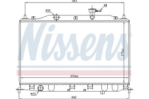 Nissens Ψυγείο, Ψύξη Κινητήρα - 67509