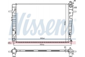 Nissens Ψυγείο, Ψύξη Κινητήρα - 67618