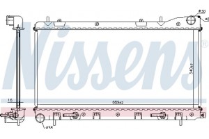 Nissens Ψυγείο, Ψύξη Κινητήρα - 67707A