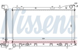 Nissens Ψυγείο, Ψύξη Κινητήρα - 67712