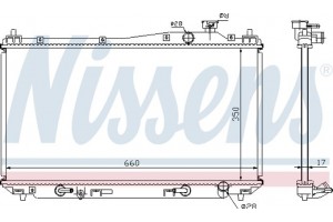 Nissens Ψυγείο, Ψύξη Κινητήρα - 68115