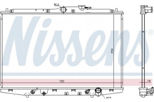 Nissens Ψυγείο, Ψύξη Κινητήρα - 681385