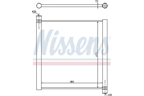 Nissens Ψυγείο, Ψύξη Κινητήρα - 68451