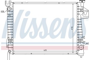 Nissens Ψυγείο, Ψύξη Κινητήρα - 69018