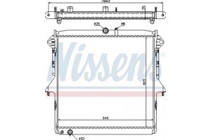 Nissens Ψυγείο, Ψύξη Κινητήρα - 69241