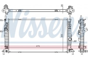 Nissens Ψυγείο, Ψύξη Κινητήρα - 69242