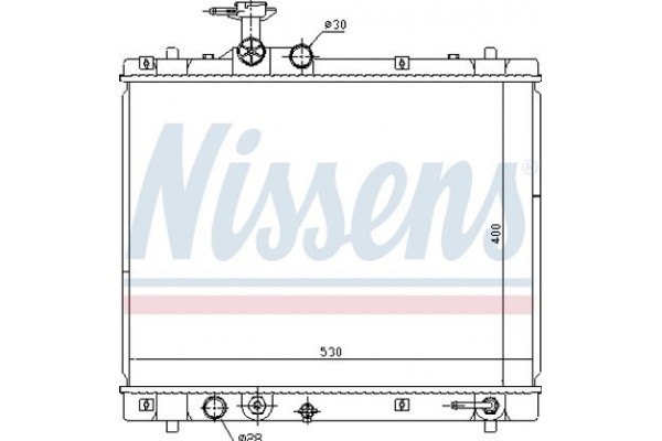 Nissens Ψυγείο, Ψύξη Κινητήρα - 69402