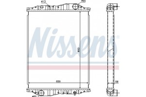 Nissens Ψυγείο, Ψύξη Κινητήρα - 69600A
