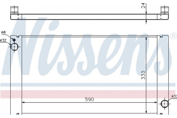 Nissens Ψυγείο, Ψύξη Κινητήρα - 69705