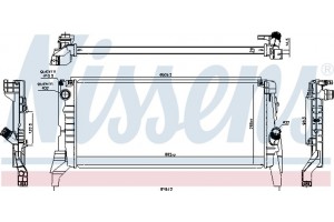 Nissens Ψυγείο, Ψύξη Κινητήρα - 69714