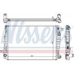 Nissens Ψυγείο, Ψύξη Κινητήρα - 60061