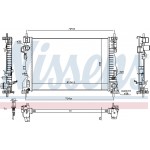 Nissens Ψυγείο, Ψύξη Κινητήρα - 60062