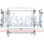 Nissens Ψυγείο, Ψύξη Κινητήρα - 60065
