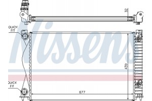 Nissens Ψυγείο, Ψύξη Κινητήρα - 60237A