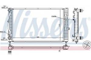 Nissens Ψυγείο, Ψύξη Κινητήρα - 60299