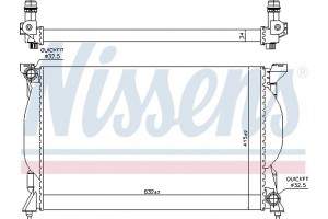 Nissens Ψυγείο, Ψύξη Κινητήρα - 60301A