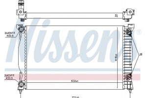 Nissens Ψυγείο, Ψύξη Κινητήρα - 60305A