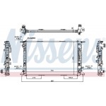 Nissens Ψυγείο, Ψύξη Κινητήρα - 60317