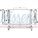 Nissens Ψυγείο, Ψύξη Κινητήρα - 60329