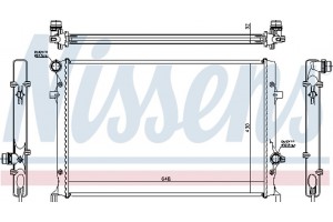 Nissens Ψυγείο, Ψύξη Κινητήρα - 60352