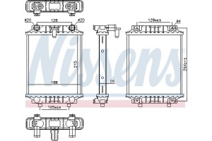 Nissens Ψυγείο, Ψύξη Κινητήρα - 60372