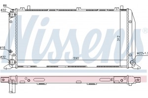 Nissens Ψυγείο, Ψύξη Κινητήρα - 604361