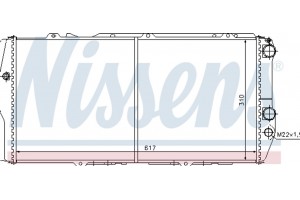 Nissens Ψυγείο, Ψύξη Κινητήρα - 604781