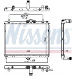 Nissens Ψυγείο, Ψύξη Κινητήρα - 606055