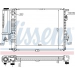 Nissens Ψυγείο, Ψύξη Κινητήρα - 60607A