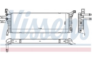 Nissens Ψυγείο, Ψύξη Κινητήρα - 606087