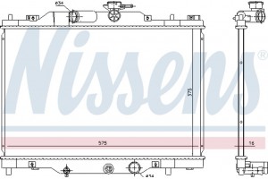 Nissens Ψυγείο, Ψύξη Κινητήρα - 606117