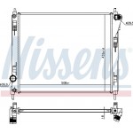 Nissens Ψυγείο, Ψύξη Κινητήρα - 606120