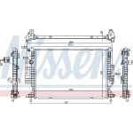 Nissens Ψυγείο, Ψύξη Κινητήρα - 606215