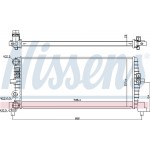 Nissens Ψυγείο, Ψύξη Κινητήρα - 606239