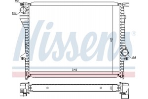 Nissens Ψυγείο, Ψύξη Κινητήρα - 60638