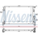 Nissens Ψυγείο, Ψύξη Κινητήρα - 606453