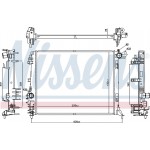 Nissens Ψυγείο, Ψύξη Κινητήρα - 606473