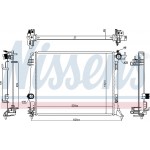 Nissens Ψυγείο, Ψύξη Κινητήρα - 606474