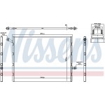 Nissens Ψυγείο, Ψύξη Κινητήρα - 606497